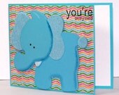 Elephant You're On My Mind Handmade Card