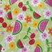 SALE Large - Yummy Fruit Flannel Receiving Blanket or Nursing Cover