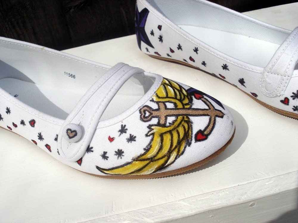 Custom Shoe Order - any size, any shoe, any design - Kezbirdie