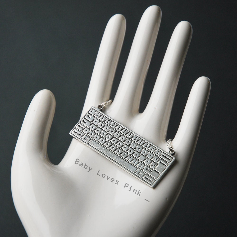 Keyboard Necklace for Computer Nerd