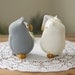 Custom Wedding Cake Topper - Hand Sculpted and Painted Owls