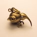 Reserved for Chloe kiwi charm STEAMPUNK ROBOKIWI bronze and stainless steel