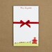 Teacher Stationary Set - Mrs. Bird Teacher School House Stationery Set