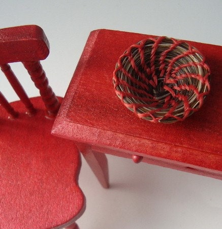 Basket Bowl Tiny Horsehair