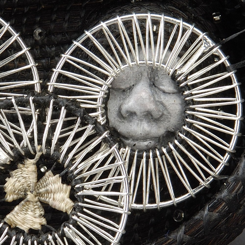 Horsehair Sculpture - Catching the Moon woven Wall Piece