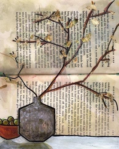 Gold Leaf and Gold Leaves - Print