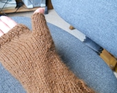 pure baby alpaca fingerless gloves