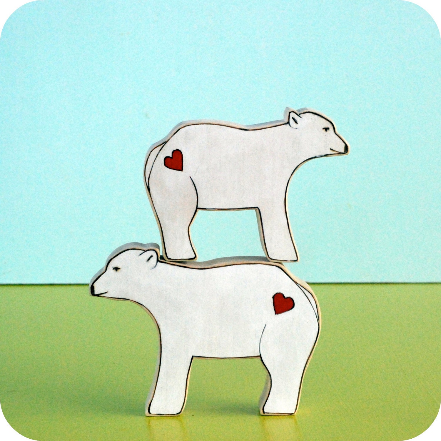 Wedding Cake Topper Love Bears