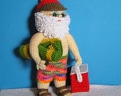 Pdf Crochet Pattern SANTA ON VACATION