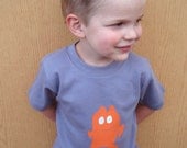 NEW Character - zip - hand silkscreened youth tee - size 2t - 12