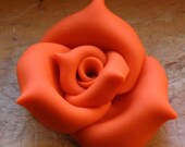 Orange Rose Necklace