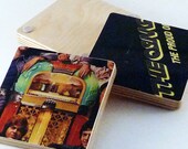 THE OSMONDS - Record Album Art Coasters with The Proud One Vinyl Bowl