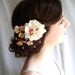 twiggy ivory hair accessory - ETOLIA - pink cherry blossom hair clip for wedding, bridal event