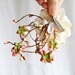 twiggy ivory hair accessory - ETOLIA - pink cherry blossom hair clip for wedding, bridal event