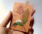 ACEO Print - Cinammon Dream print autumn fall rabbit animal plant nature toast brown harvest