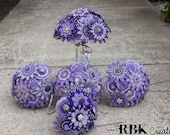 Custom Embroidered Felt Bouquet Set