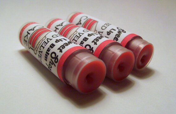 Red Velvet Cake Lip Balm - All Natural - Handmade - Vegan Il_570xn