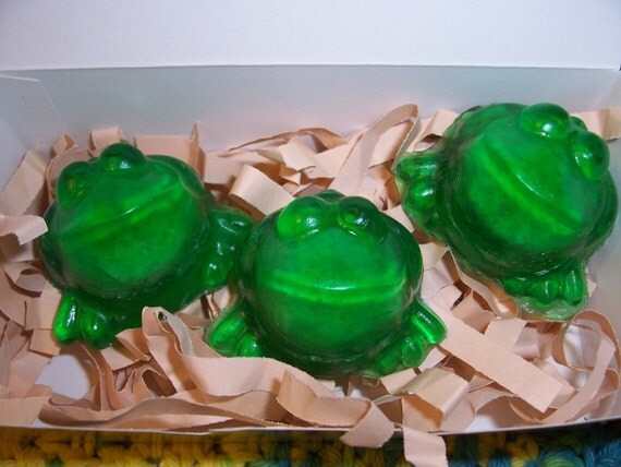15 EXPLODING FROG SOAP Party Favors with Gift Card Tags Attached - Harry Potter fans Il_570xn