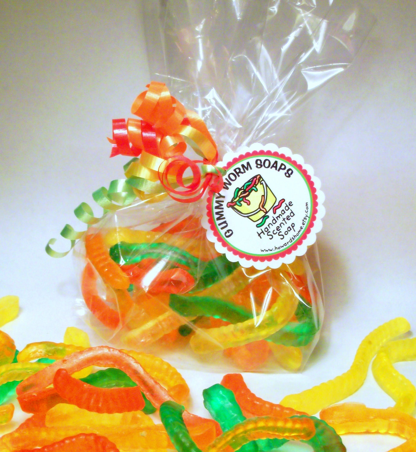 Gummy Worm Soap Gift Set / Tutti-Fruty Scented