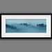 Nature Photography -Minimalist Art -Fog -6x18 Print -Blue Mountain -Panoramic Photo -Nature Photography -Colorado Fine Art Photography