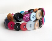 Button Wrap Bracelet- Fiesta