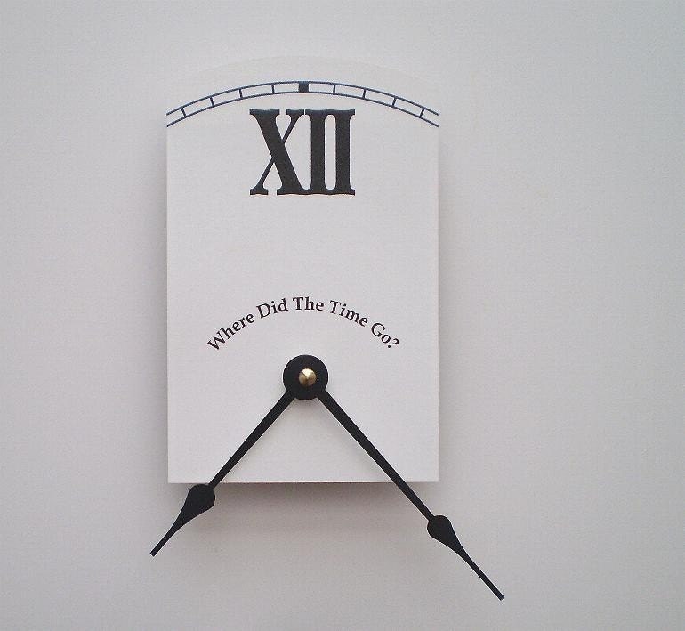 Where Did The Time Go Clock