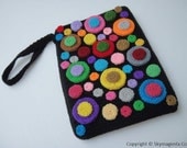 Crochet Pattern - COLORFUL BUBBLE Kindle Cover / Sleeve / Purse