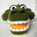 Crochet Pattern - ALLIGATOR - Toys / PDF