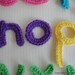 Crochet Pattern - ALPHABET applique - Lower Case - PDF