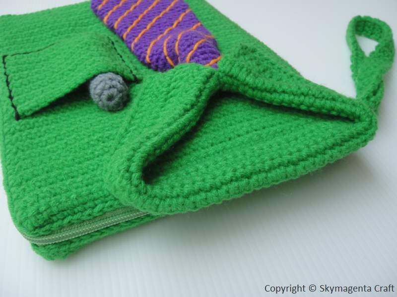 Crochet Kindle Cover / Sleeve / Purse - SHIRT