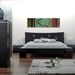 Large CUSTOM Chocolate Brown Green and Gold Cherry Blossom Koi Fish and Bamboo Painting Original Abstract Asian Zen Art 60x16