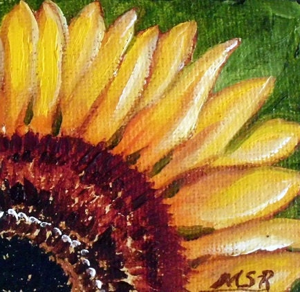 Sunny Sunflower with Free shipping and easel