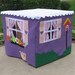 Card Table Playhouse, Toy, Handmade, Lavender Lane Cottage, Personalized, Custom Order