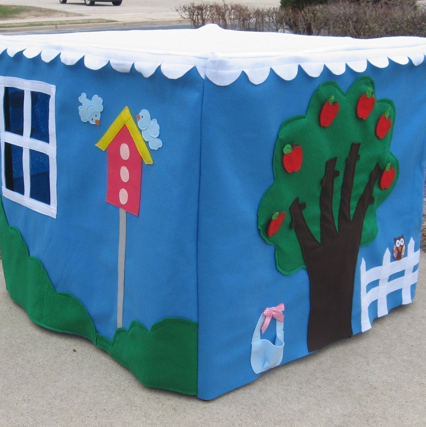 Card Table Playhouse Pattern, Deluxe Edition, eBook Instant Download, sew playhouse seen on the Today Show, LOTS of pictures, over 40 pages