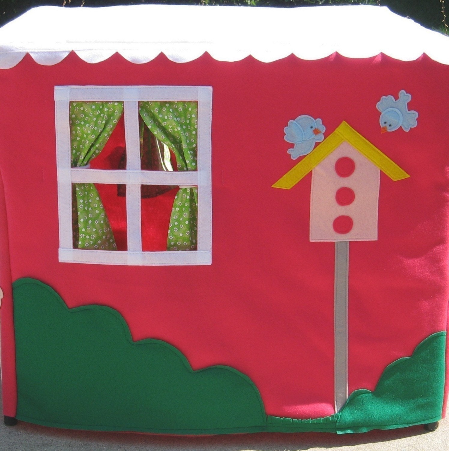 Double Delight Card Table Playhouse, Personalized, Custom Order