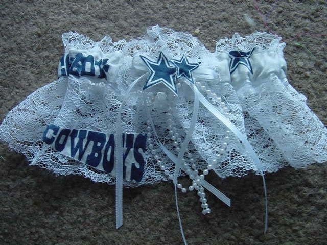 Dallas Cowboys  NFL Football  Wedding Bridal Garter Keepsake Prom