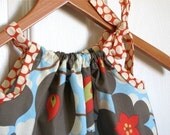 Girl Clothing - Pillowcase Dress - Girl Dress in Morning Glory Flowers by Amy Butler