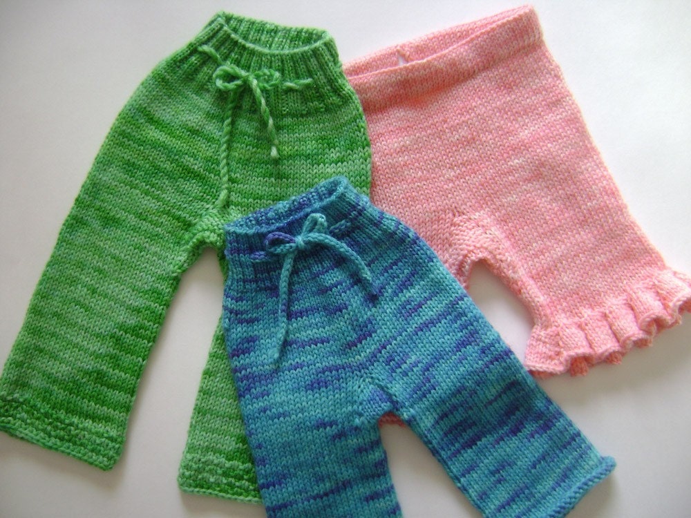 DaisyHead Delight pattern- knit wool soaker pattern- knit longies and shorties- Pattern ONLY
