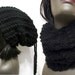 PATTERN - Tugharia Drawstring Slouchy Beanie Pattern & Neckwarmer Pattern-2 in 1 Garment-PHOTO TUTORIAL-slouchy hat pattern cowl pattern-pdf