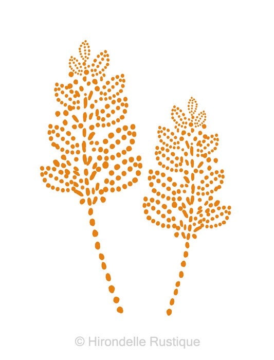 Botanical Flowers Print No. 3 of 10 - 8x10 Print