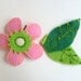 Magnetic Portuguese Knitting Pin - Pink and Yellow