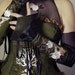 Steampunk Gauntlets Arm Corset Pieces with Embroidered Detail One Pair- Custom to Order