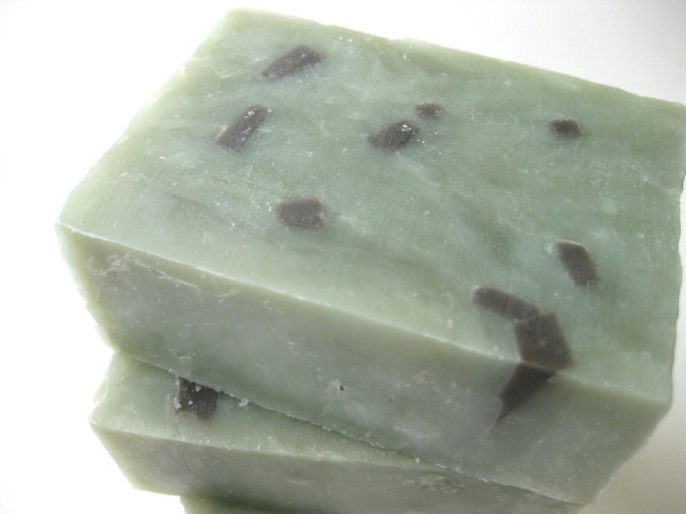 Mint Chocolate Chip Soap Bar (Vegan)