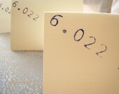 Avogadro's Number blank greeting cards (3) with envelopes