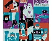 Decepticons 8x8 print