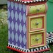 Reserved Listing Hand Painted Vanity