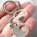 intertwine. sterling silver ring and keychain