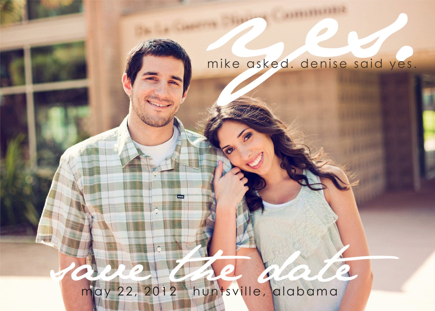 save the date - yes.