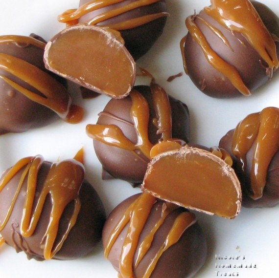 Caramel Chocolate Truffle Candy Il_570xn