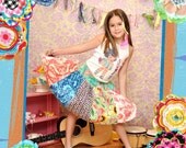 GIRLS ROCK - Patchy Skirt - Available in sizes 6m 12m 18m 2T 3T 4T 5 6 7 8